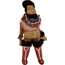 Handmade native american doll - native,