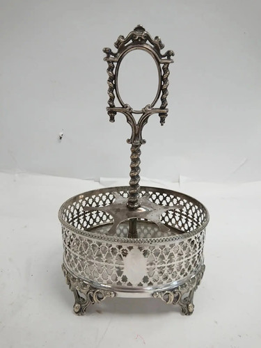 Antique epns silver plate - plate, 6