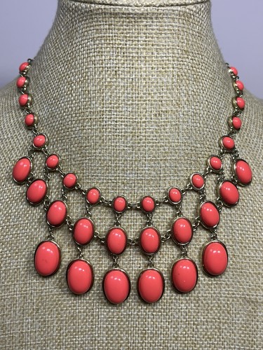 Coral pink statement - coral,
