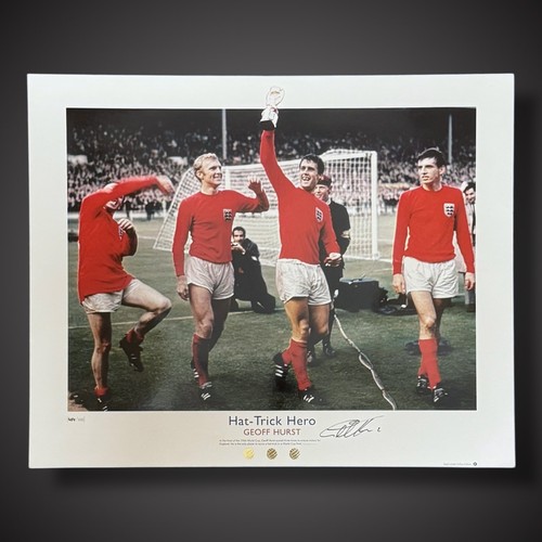 Sir geoff hurst signed england - hurst,