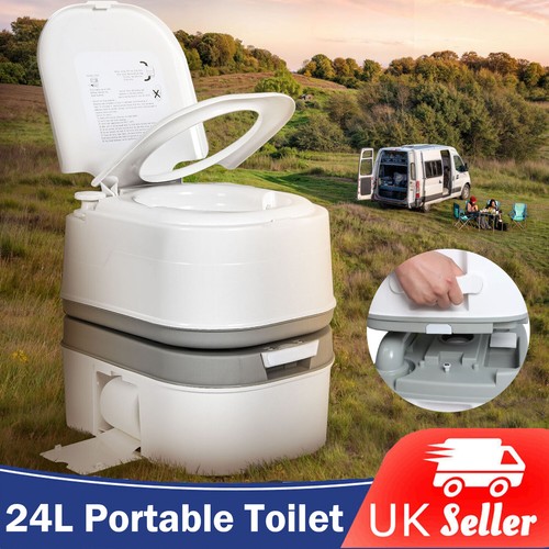 24l portable toilet - portable, flushing