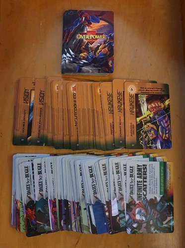 Fleer marvel overpower 1995 - marvel,