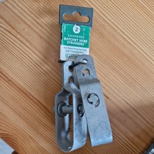 Fence Wire Tensioners Garden Galvanised Steel Ratchet Strainers Turnbuckle 100mm