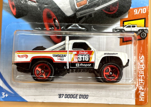 Hot wheels dodge d100 - hot, 87