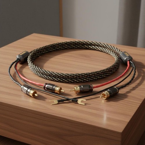 Turntable cable with ground - turntable,