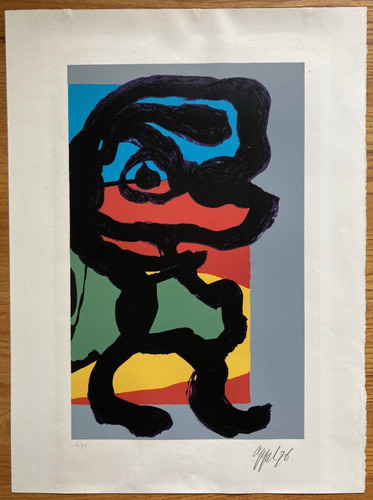 Original karel appel signed - karel,