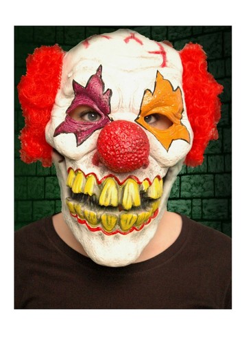 Halloween menacing clown - clown, latex