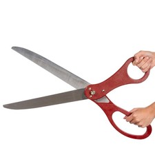 25" Giant Red Ribbon Cutting