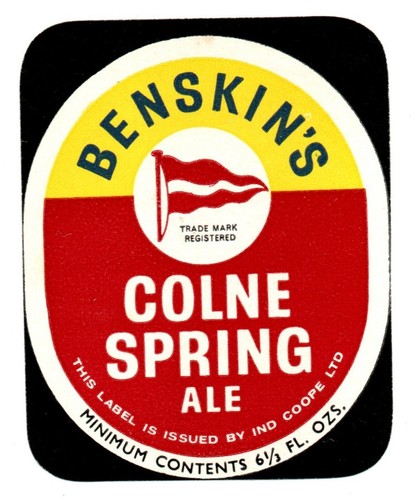 England vintage beer label - beer,