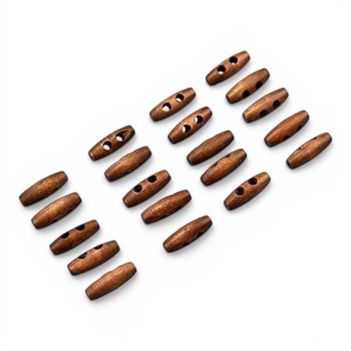 Brown colour wooden - brown, toggle