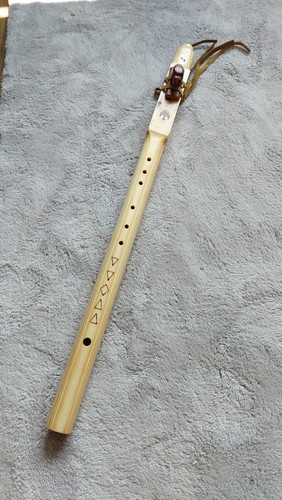 Handmade wooden flute with - handmade,