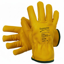 Premium Yellow Leather Driver