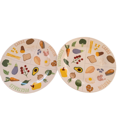 Portion control plate for - portion,