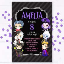 Personalised villains birthday - personalised,