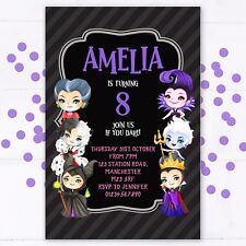 Personalised Villains Birthday