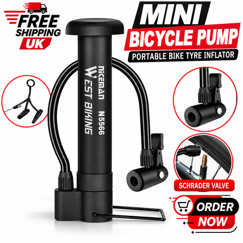 Mini bicycle pump portable - bicycle,