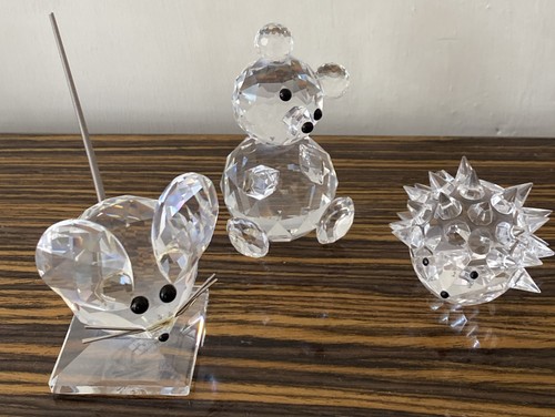 Swarovski crystal teddy - teddy, mouse