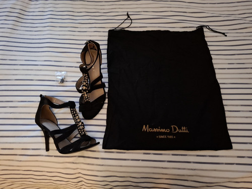 Massimo dutti black suede - massimo,