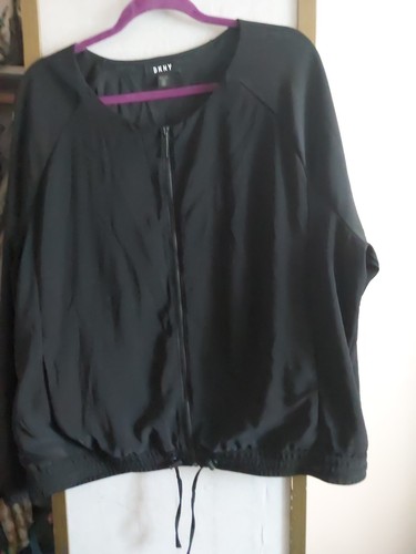 Dkny jacket front zipper - xl,