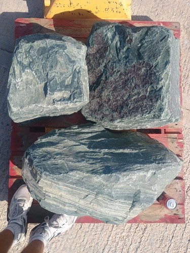 Large granite garden - granite,
