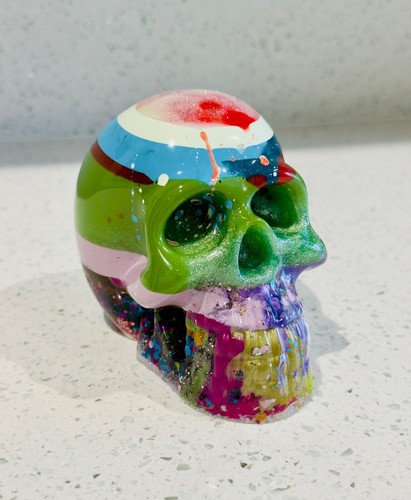 Resin skull - resin,
