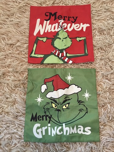 Grinch pillow cover case - cover,