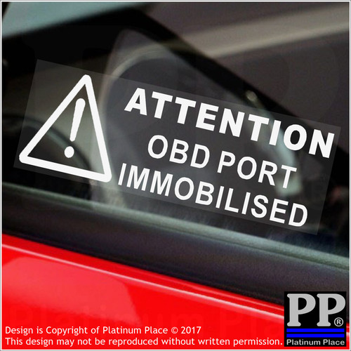 Stickers obd port - 5,