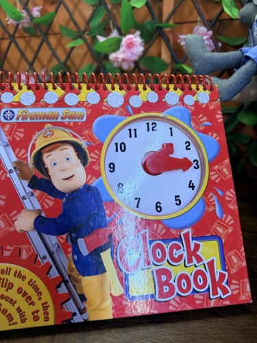 Fireman sam clock book - fireman,