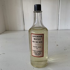 Vintage Glass Bottle Lavender