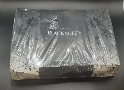 Avon black suede mens - black,