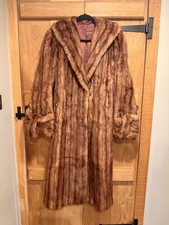 Vintage Real Musquash Fur Long