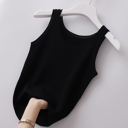 Slimfitting ice silk camisole - ice,