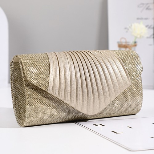 Champagne square pleated - champagne,