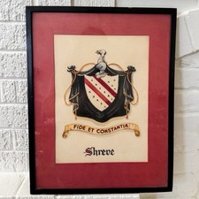 Vintage Shreve Family Crest