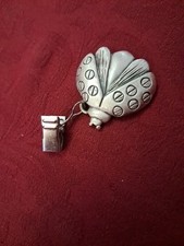 Ladybird Shaped Weighted Paper Clip, Metal.