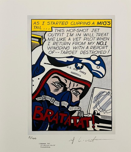 Roy lichtenstein original - lichtenstein,,
