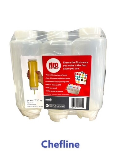 Set clear squeeze sauce - 3,