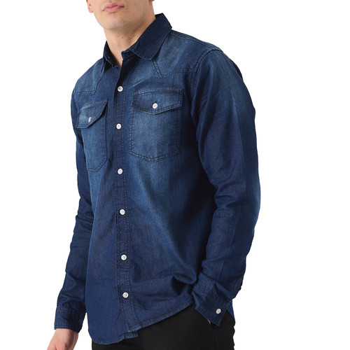 Jmojo new mens mid blue - blue, jeans