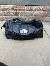 Matalan Black Handbag Zip