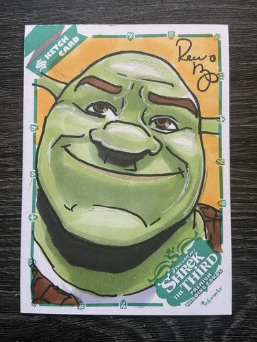 Shrek the third hand - hand, drawn