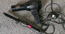 Vidal Sassoon Hairdryer And A Set Of Hair Tongs