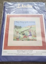 Mary Mary Quite Contrary, Anchor Creative Embroidery Kit.