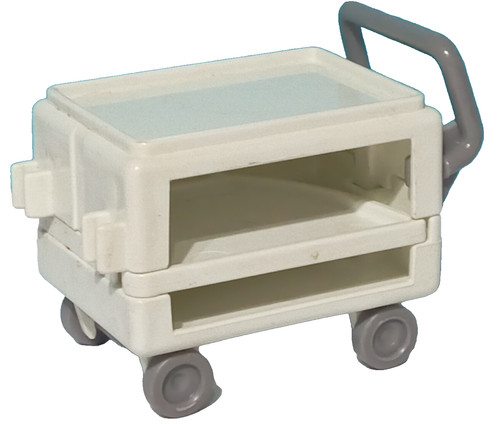 Playmobil old trolley nurse - trolley,