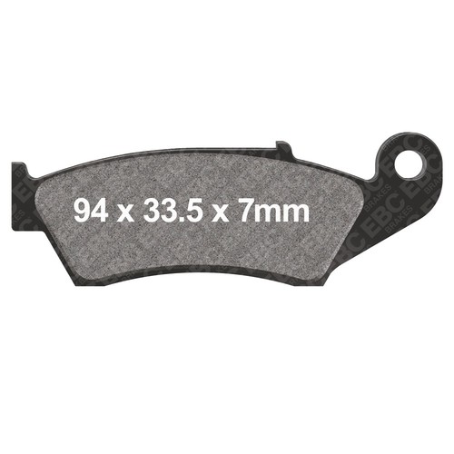 Ebc brake pads sintered - ebc, r