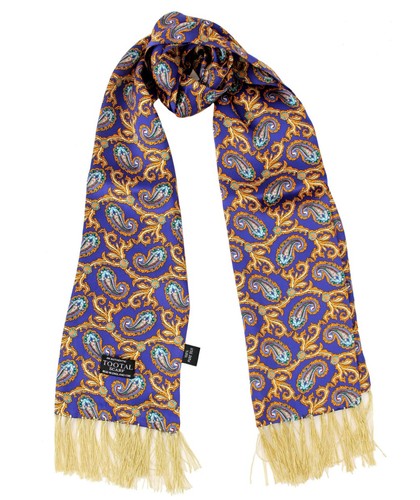 Tootal mens printed silk scarf - mens,