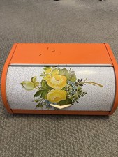 Vintage Roll Top Bread Box