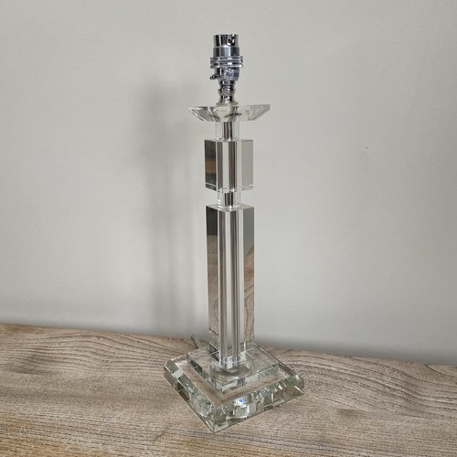 Large glass crystal table - glass,