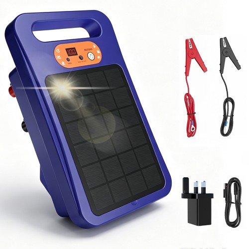 Solar electric fence - charger, 3
