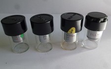 NIKON MICROSCOPE OBJECTIVES + lens pots : x10, x20 and x40 + foc x100  (ref 204)