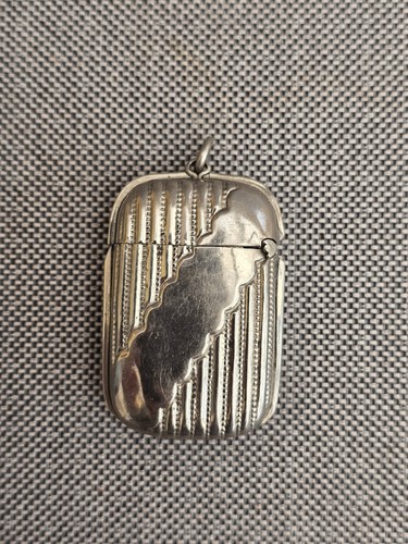 Vintage silver plate vesta - vintage,